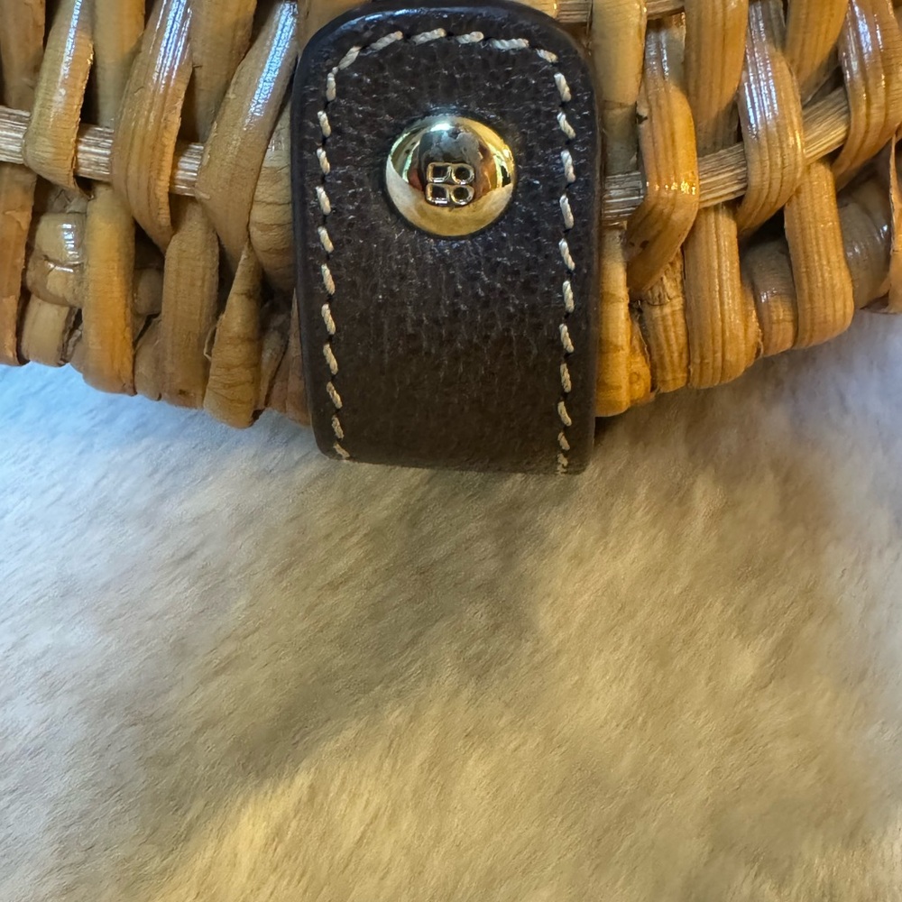 Kate Spade Santiago Rattan Handbag - Picture 13 of 14